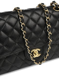 Chanel Pre Owned 2015 Medium Double Flap Shoulder Bag — Same as shown — Size One Size — Back View