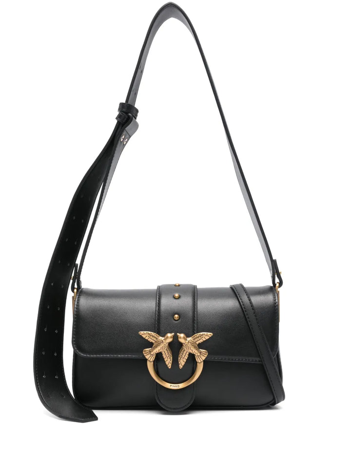 Pinko Mini Love One Slouchy Shoulder Bag — Same as shown — Size One Size — Front View