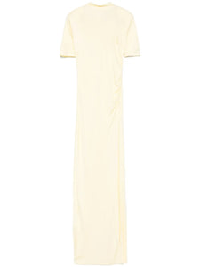 The New Arrivals Ilkyaz Ozel Pernille Maxi Dress — Yellow — Size XS — Front View