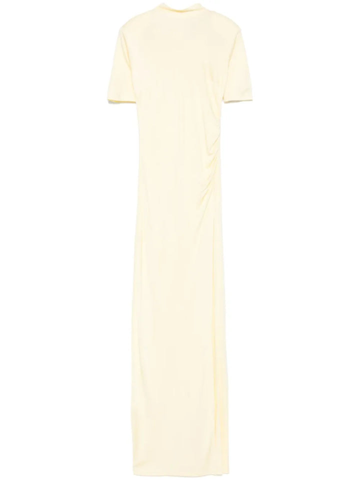 The New Arrivals Ilkyaz Ozel Pernille Maxi Dress — Yellow — Size XS — Front View