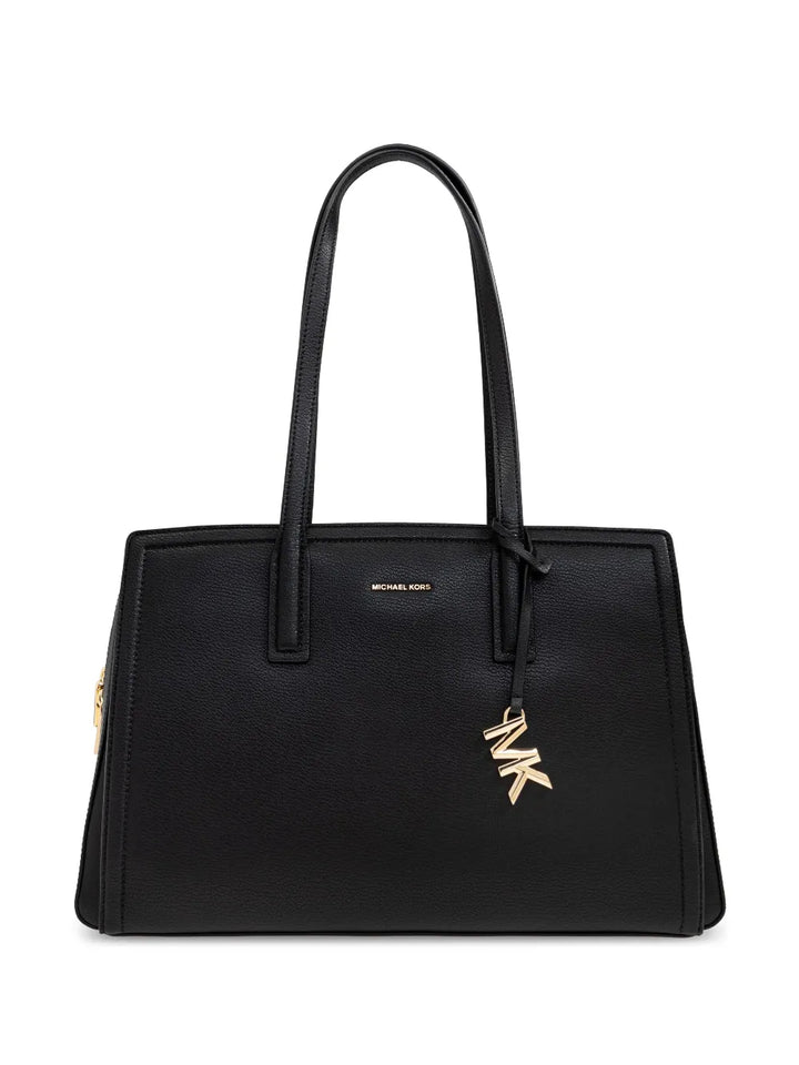 Michael Michael Kors Logo Charm Shoulder Bag — Same as shown — Size One Size — Front View