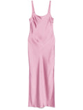 Samsoe Samsoe Sunna Maxi Dress — Pink — Size S — Front View
