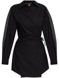 Diesel D Elphi Den Dress — Black — Size S — Front View