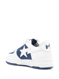 A Bathing Ape?Sta #6 Sneakers — Blue/White — Size US M 3.5 - US W 5 — Back View