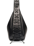 Ganni Xxl Leather Shoulder Bag — Same as shown — Size One Size — Top View