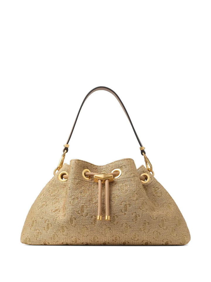 Jimmy Choo Medium Cinch Shoulder Bag — Same as shown — Size One Size — Front View
