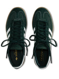 adidas X Sporty & Rich Handball Spezial Suede Sneakers — Dark Green — Size US M 9 - US W 10.5 — Back View