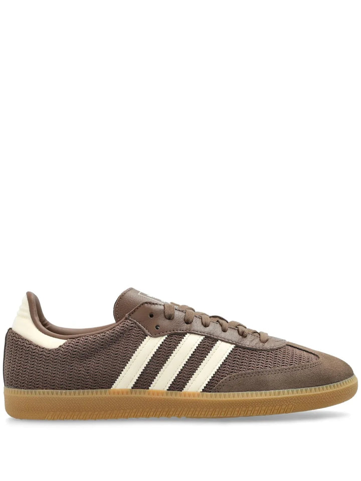 adidas Samba Sneakers — Brown — Size US M 7.5 - US W 9 — Front View