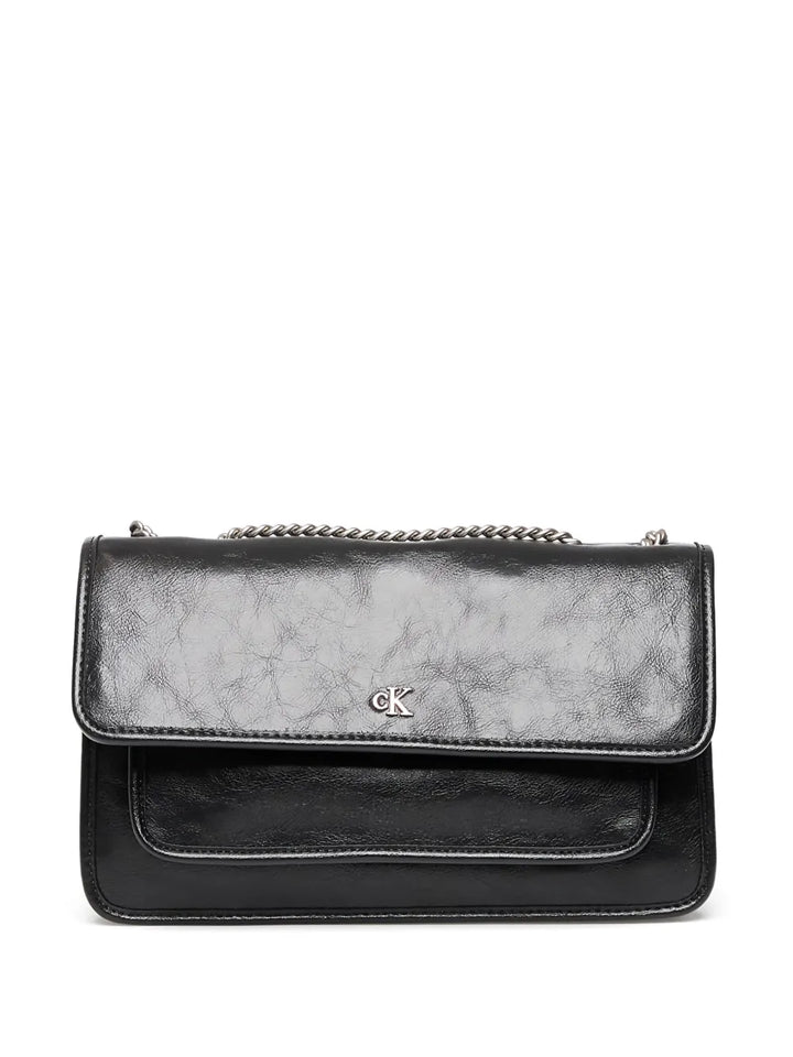 Calvin Klein Jeans Logo Lettering Shoulder Bag — Same as shown — Size One Size — Front View