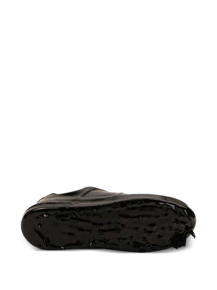 424 Wax Dipped Sneakers — Black — Size US M 3.5 - US W 5 — Detail View