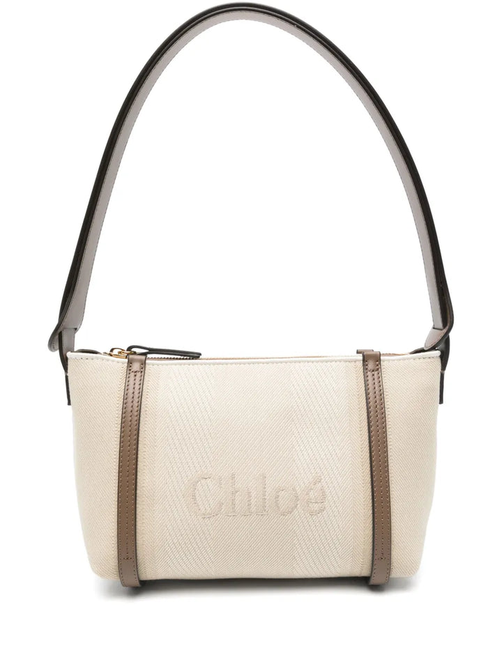 Chloe Logo Jacquard Shoulder Bag — Same as shown — Size One Size — Front View