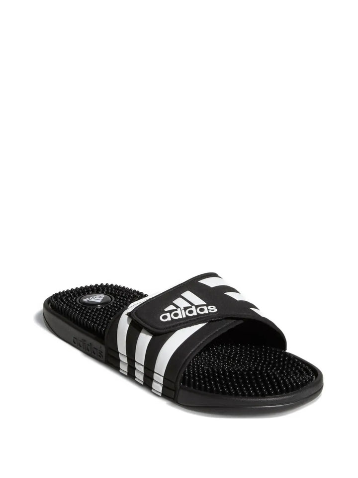 adidas Adissage Slides Black Slides — Black — Size US M 4.5 - US W 6 — Side View