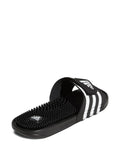 adidas Adissage Slides Black Slides — Black — Size US M 4.5 - US W 6 — Detail View