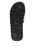 adidas Adissage Slides Black Slides — Black — Size US M 4.5 - US W 6 — Back View