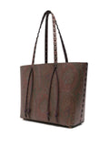 Etro Paisley Jacquard Shoulder Bag — Same as shown — Size One Size — Back View