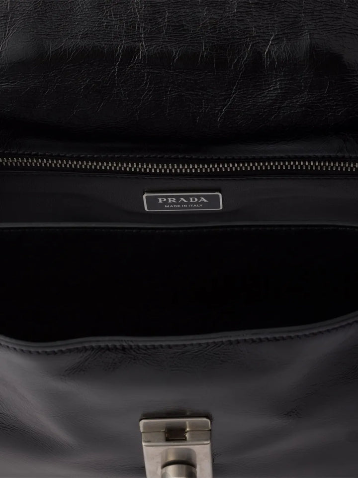 Prada Medium Leather Shoulder Bag — Same as shown — Size One Size — Lifestyle View
