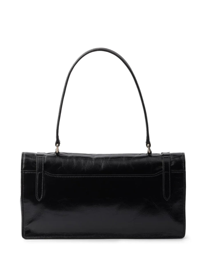 Prada Medium Leather Shoulder Bag — Same as shown — Size One Size — Side View