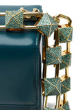 Valentino Garavani Leather Shoulder Bag — Same as shown — Size One Size — Back View