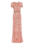 Jenny Packham Roxy Maxi Dress — Pink — Size XS — Front View
