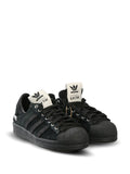 adidas Superstar Trainers — Black — Size US M 9.5 - US W 11 — Side View
