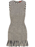 Simon Miller Belle Smocked Mini Dress — Black — Size XS — Front View