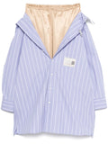 Maison Mihara Yasuhiro Petitcoat Shirt Midi Skirt — Blue — Size XS — Front View