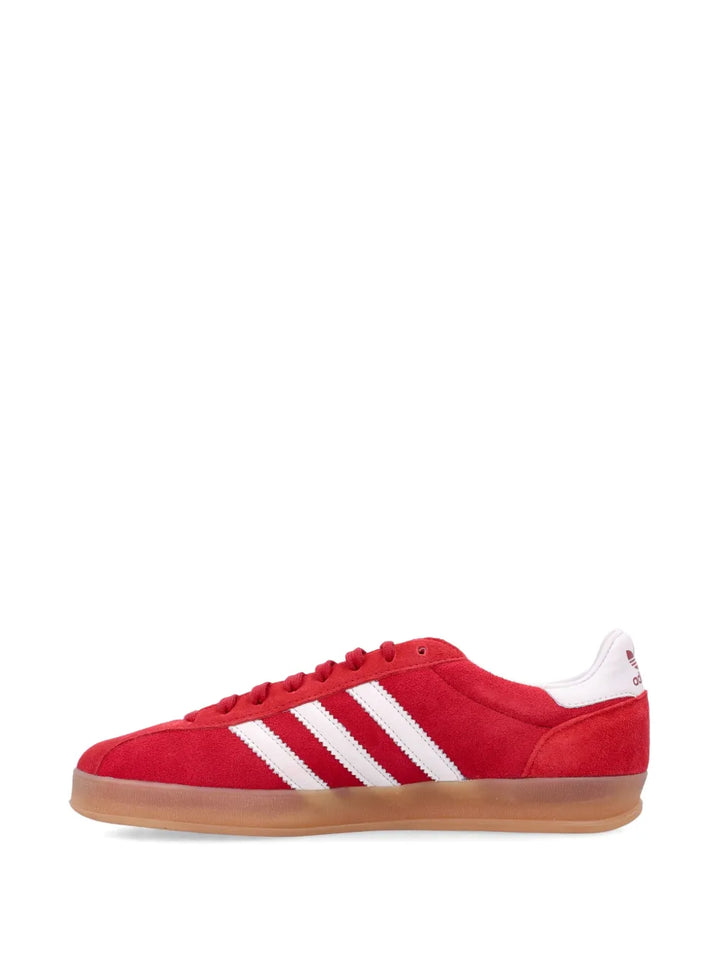 adidas Gazelle Indoor Pro Team Victory Red/White Sneakers — Bright Red — Size US M 5.5 - US W 7 — Top View