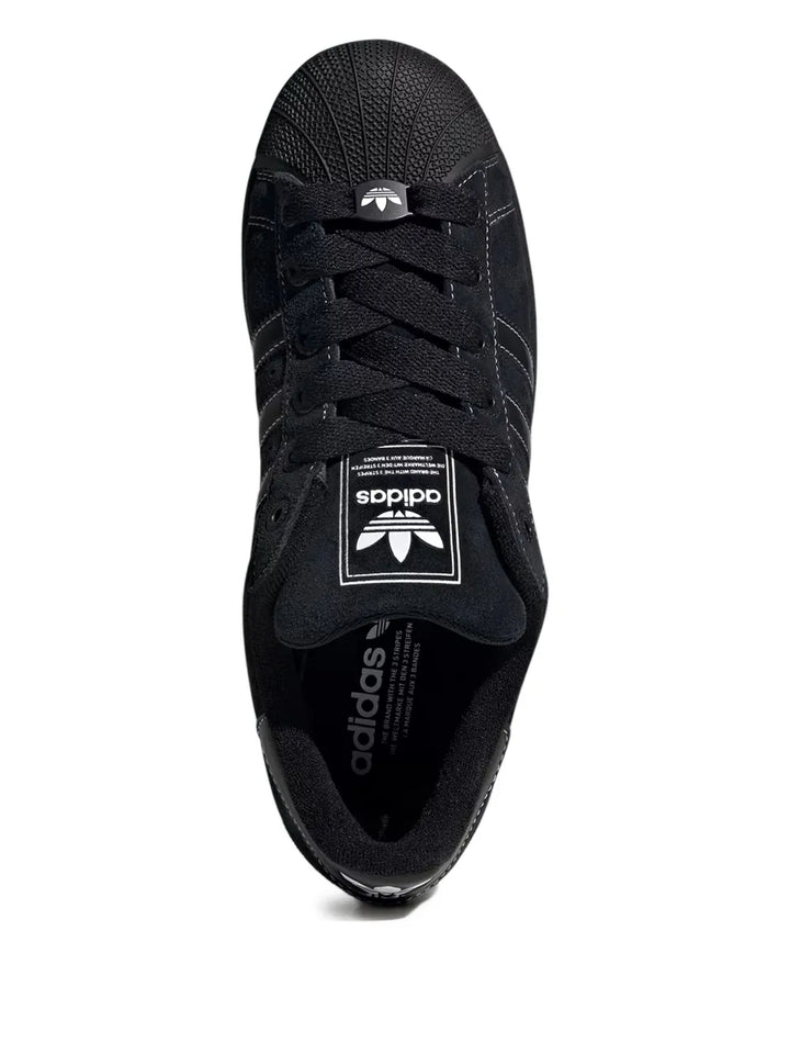adidas Superstar Ii Core Black Sneakers — Black — Size US M 4 - US W 5.5 — Side View