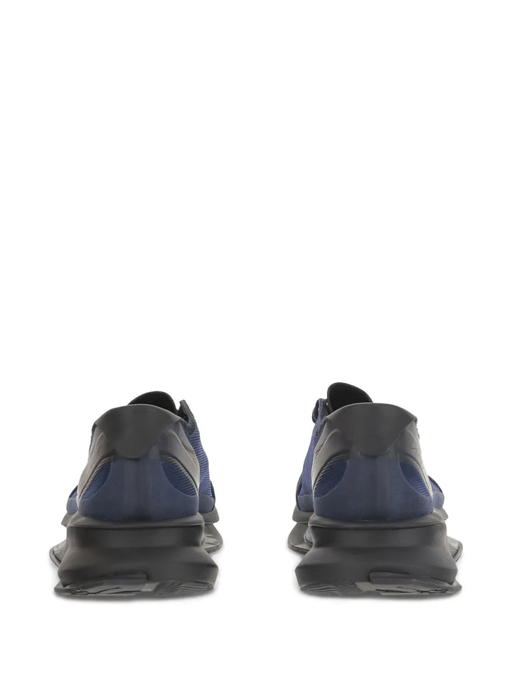 adidas Yeezy Suede Sneakers — Blue — Size US M 3.5 - US W 5 — Back View