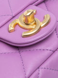 Chanel Pre Owned 2021 2024 Mini Quilted Lambskin Funky Town Flap Shoulder Bag — Same as shown — Size One Size — Lifestyle View