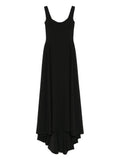 Atu Body Couture Dart Detailed Gown — Black/ Red — Size XS — Front View