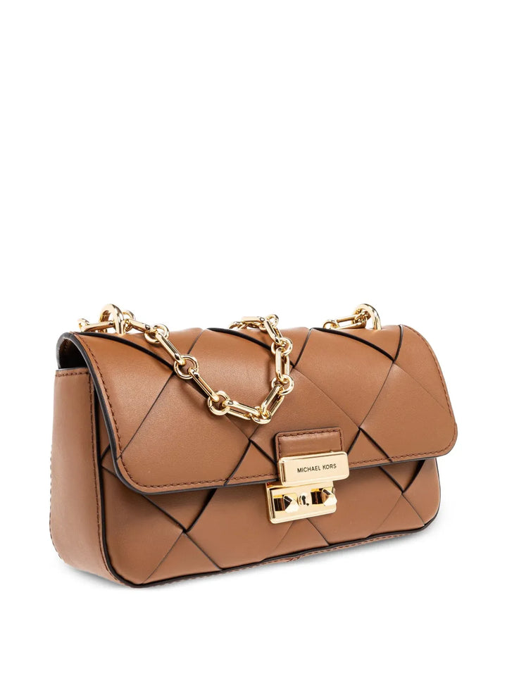 Michael Michael Kors Leather Shoulder Bag — Same as shown — Size One Size — Top View