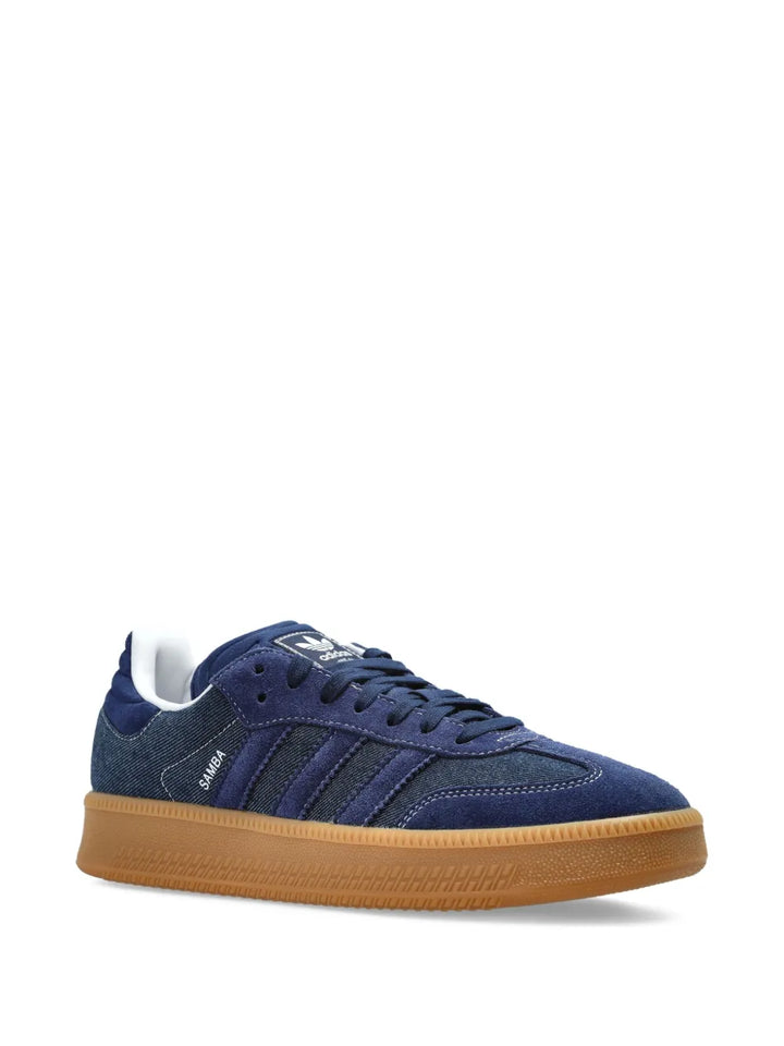 adidas Samba Xlg Sneakers — Navy Blue — Size US M 9 - US W 10.5 — Side View