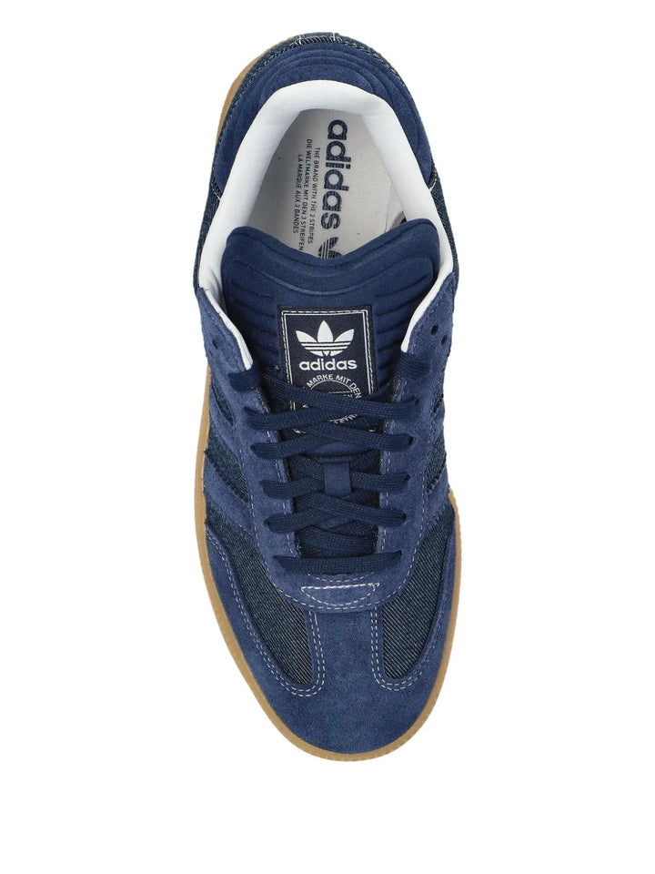 adidas Samba Xlg Sneakers — Navy Blue — Size US M 9 - US W 10.5 — Top View