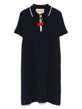 Valentino Garavani Polo Mini Dress — Blue/ Navy — Size XS — Front View