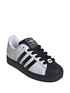 adidas Superstar Ii White/Black Sneakers — White — Size US M 9.5 - US W 11 — Detail View