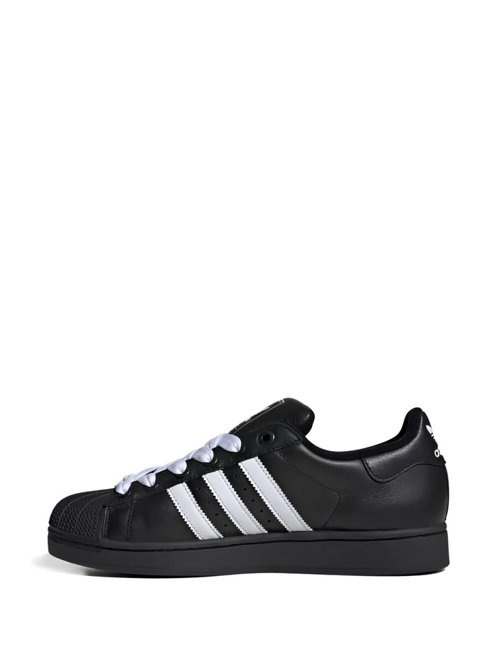 adidas Superstar Ii Core Black/White/Core Black Sneakers — Black — Size US M 4 - US W 5.5 — Top View