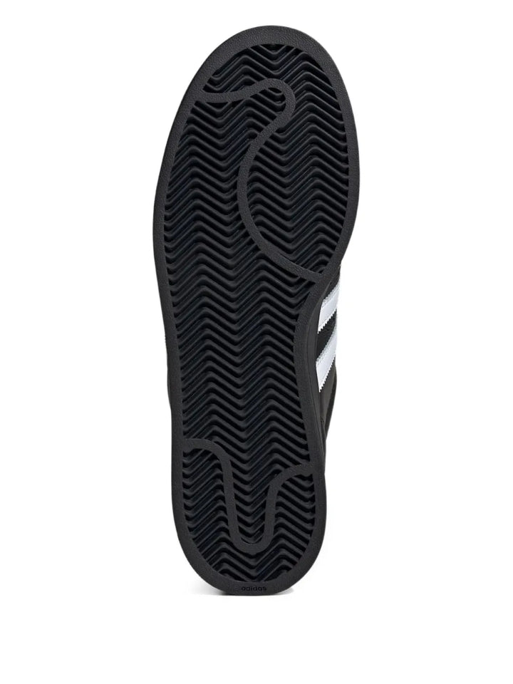 adidas Superstar Ii Core Black/White/Core Black Sneakers — Black — Size US M 4 - US W 5.5 — Lifestyle View