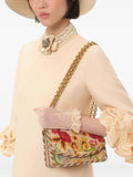 Valentino Garavani Small Vain Embroidered Shoulder Bag — Same as shown — Size One Size — Front View