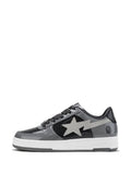 A Bathing Ape?Sta Sneakers — Grey — Size US M 3.5 - US W 5 — Back View