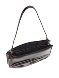 Diesel 1Dr Patent Leather Logo Shoulder Bag — Same as shown — Size One Size — Back View