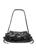 Diesel Small Scrunch D Shoulder Bag — Same as shown — Size One Size — Front View