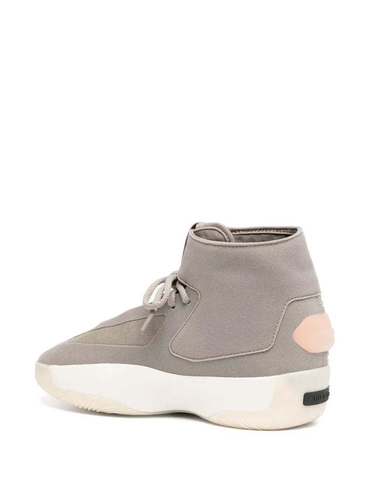 adidas Fear Of God Athletics Ii High Top Basketball Shoes — Beige — Size US M 10.5 - US W 12 — Back View