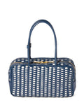Miu Miu Beau Woven Design Shoulder Bag — Same as shown — Size One Size — Side View
