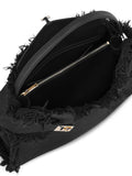Ferragamo Large Hug Fringe Detail Shoulder Bag — Same as shown — Size One Size — Lifestyle View