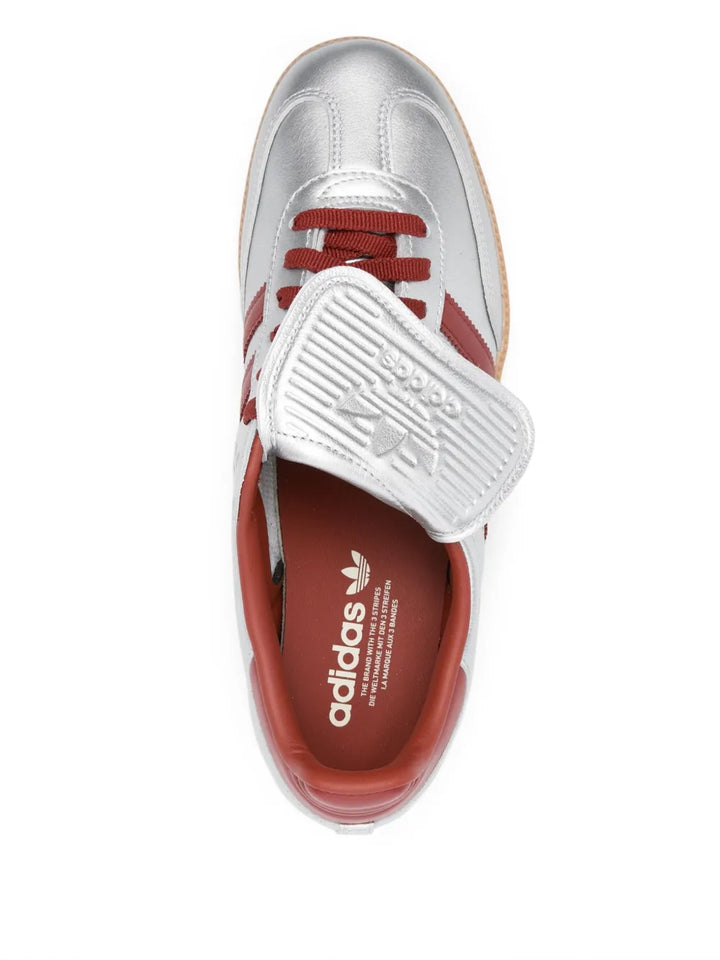 adidas Samba Lt Sneakers — Silver-Tone — Size US M 10.5 - US W 12 — Top View