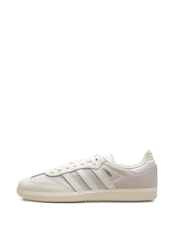 adidas Samba Og Off White/Off White/Alumina Sneakers — Light Beige — Size US M 11 - US W 12.5 — Detail View