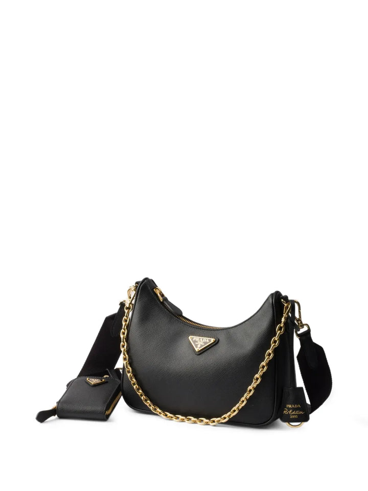 Prada Re Edition 2005 Saffiano Leather Shoulder Bag — Same as shown — Size One Size — Back View