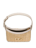 Dolce Gabbana Rafia Crochet Shoulder Bag — Same as shown — Size One Size — Top View