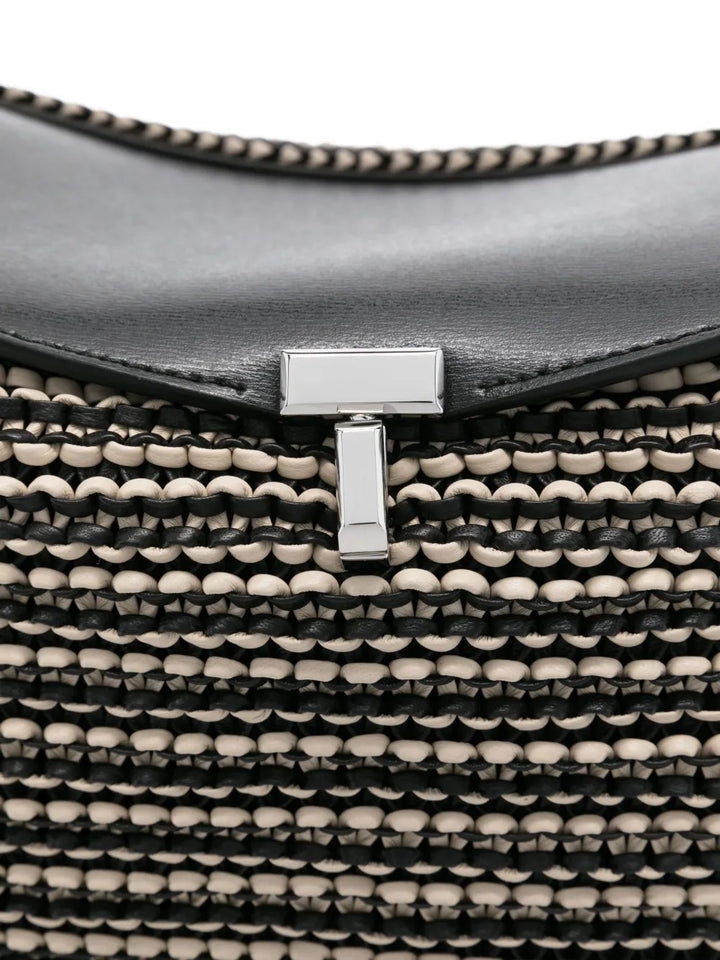 Toteme Woven Leather Top Handle Bag — Same as shown — Size One Size — Back View